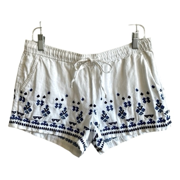 Vineyard Vines Embroidered Linen Shorts - Picture 1 of 5